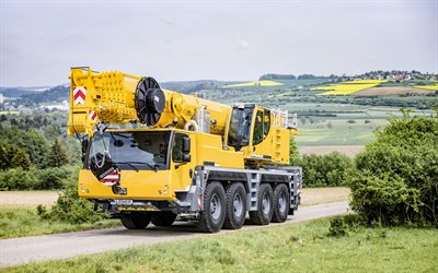Liebherr LTM 1090-4-1, HDR, mobile cranes, 2017 cranes, construction machinery, special equipment, construction equipment, Liebherr