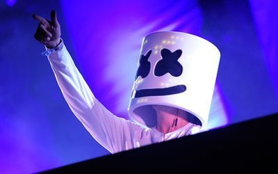 DJ, Marshmello, concert, musicien