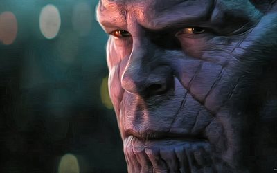 Thanos, 2018 movie, superheroes, Avengers Infinity War, Dave Bautista
