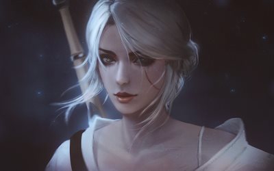 Ciri, Action RPG, Witcher, characters, The Witcher 3