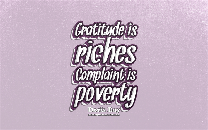Herunterladen Hintergrundbild 4k Dankbarkeit Ist Reichtum