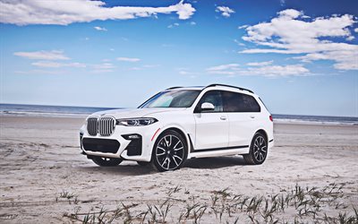 4k, BMW X7, offroad, 2019 autot, G07, luksusautojen, Katumaasturit, BMW: G07, saksan autoja, uusi x7, BMW, 2019 BMW X7
