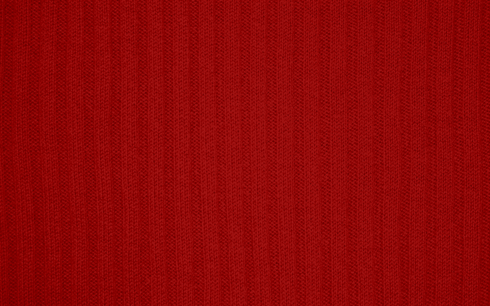rot gestrickte textur, red fabric hintergrund, gestrickte hintergrund mit stoff textur