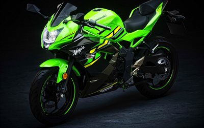 Kawasaki Ninja 125, 4k, superbikes, et 2020 les v&#233;los, UE-spec, 2020 Kawasaki Ninja 125, japonais de motos, Kawasaki