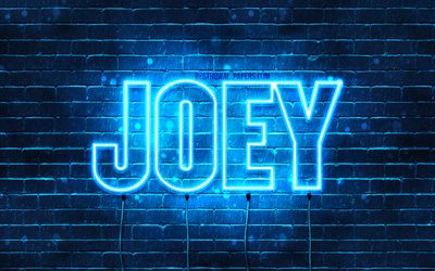 Download wallpapers Joey, 4k, wallpapers with names, horizontal text ...