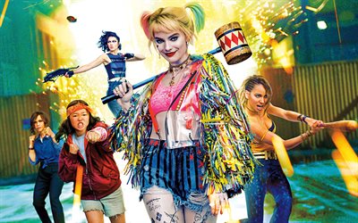 Birds Of Prey, 4k, poster, 2020 movie, Fantabulous Emancipation of One Harley Quinn, Birds Of Prey 4K