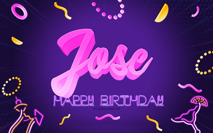 Jose, fond de lignes bleues, fonds d&#39;&#233;cran avec des noms, nom de Jose, noms masculins, carte de voeux Jose, dessin au trait, photo avec le nom de Jose