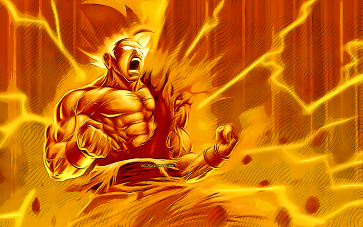 Download Goku, Super Saiyan, Warrior. Royalty-Free Vector Graphic - Pixabay