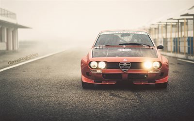 Alfa Romeo Alfetta 2000GT, carros de corrida, 1974 carros, Tipo de 116, Alfa Romeo