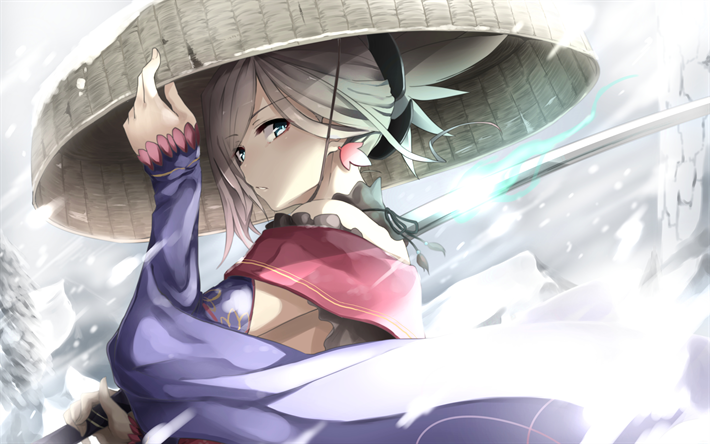 Desktop Wallpaper Anime Girls Archer Miyamoto Musashi Tomoe Gozen  FateGrand Order Hd Image Picture Background 3c29a6