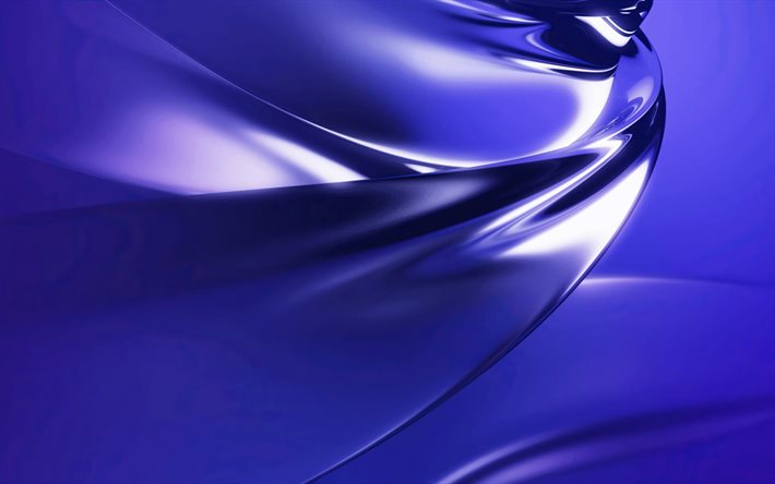blue creative background, blue glass won, blue waves background, glass background, blue background
