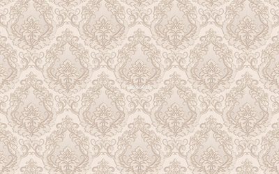 white vintage background, vintage floral pattern, gray damask pattern, floral patterns, vintage backgrounds, white retro backgrounds, floral vintage pattern