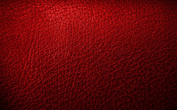 de cuero rojo de fondo, 4k, cuero patrones, texturas de cuero, de cuero rojo de textura, fondo rojo, cuero fondos, macro, cuero