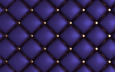 violeta cuero texturas 4k, de cuero con costuras, violeta, cuero de fondo, tapicer&#237;a de cuero, cuero de fondos, texturas de cuero, macro, tapicer&#237;a de texturas