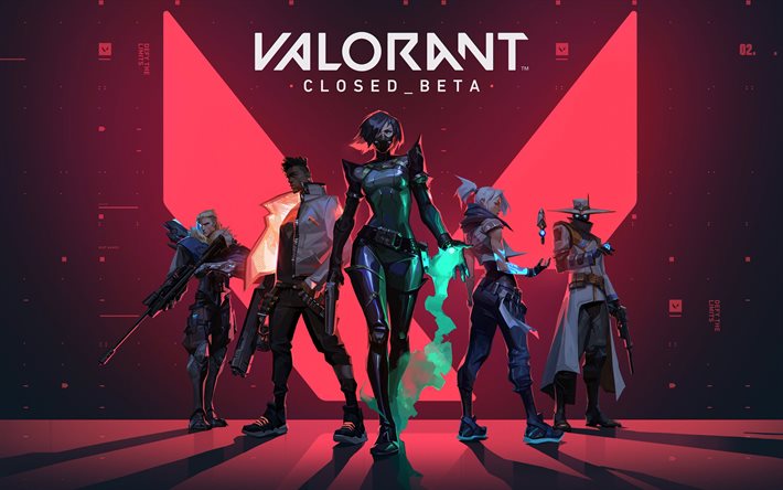 Valorant Closed Beta, poster, giochi del 2020, opere d&#39;arte, Valorant