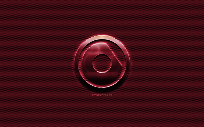 Nicky Romero logo, kırmızı metal logo, kırmızı metal &#246;rg&#252;, Hollandalı DJ, yaratıcı sanat, Nicky Romero, amblem, marka
