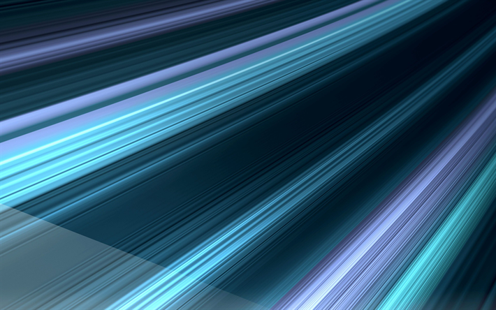 abstract rays, 4k, blue lines, material design, geometric shapes, lollipop, creative, strips, geometry, blue backgrounds