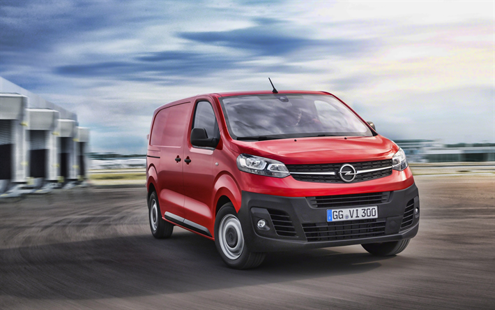 Opel Vivaro Van, 4k, trasporto di carica, 2019 auto, minibus, 2019 Opel Vivaro, auto tedesche, Opel