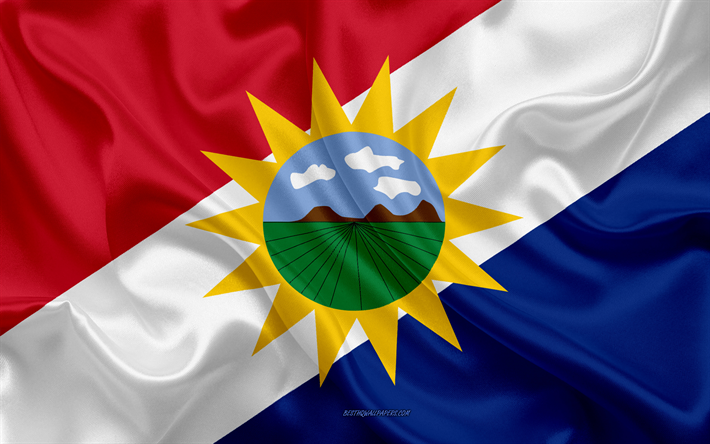 Flag of Yaracuy State, 4k, silk flag, Venezuelan State, Yaracuy State, silk texture, Venezuela, Yaracuy State flag, states of Venezuela