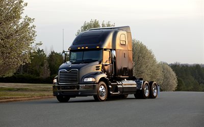 mack pinnacle ab sleeper, 4k, truck, 2022 trucks, cargo transport, american trucks, mack