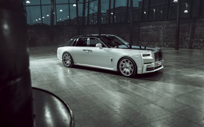 2022, Spofec Rolls-Royce Phantom, 4k, front view, exterior, Phantom tuning, Spofec, silver Rolls-Royce Phantom, luxury cars, Rolls-Royce