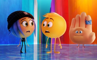 Jailbreak, Gene, Hi-5, 3d-animation, 2017 movie, The Emoji Movie