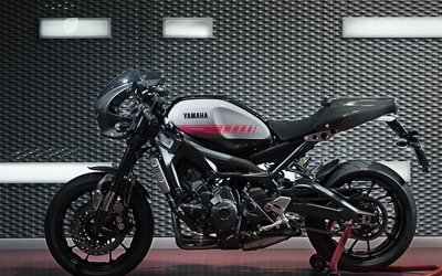 4k, superbikes, Yamaha XSR900 Abarth de 2017, motos, tuning, japon&#233;s de motocicletas, Yamaha