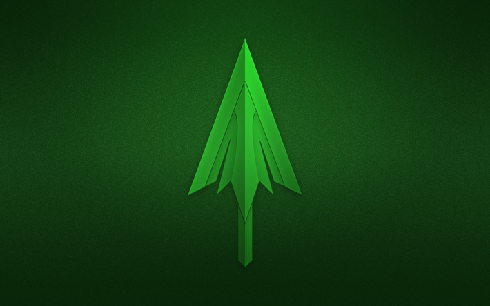 Flecha verde, 2018 pel&#237;cula, flecha, m&#237;nimo, un fondo verde