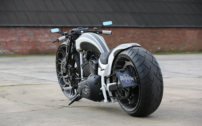 A Harley-Davidson Softail, Thunderbike TB-R, moto tuning, de luxo, motocicletas, americana de motocicletas, A Harley-Davidson