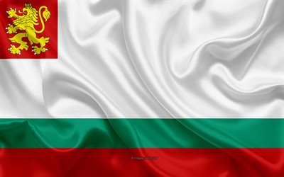 علم البحرية البلغارية, 4k, نسيج الحرير, الحرير العلم, البلغارية البحرية, بلغاريا