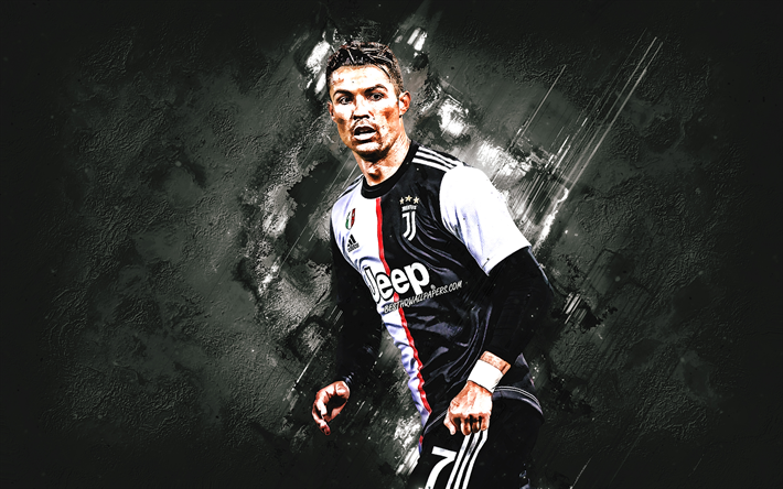 Download wallpapers Cristiano Ronaldo, Juventus FC, portrait ...