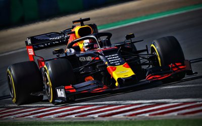 Max Verstappen, 2019, Red Bull RB15, raceway, Formula 1, Aston Martin Red Bull Racing, F1 2019, new RB15, F1, 2019 F1 cars, Red Bull Racing 2019, F1 cars, Red Bull Racing-Honda