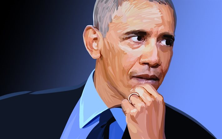 Barack Obama, Pr&#233;sident des etats-unis, le pr&#233;sident AM&#201;RICAIN