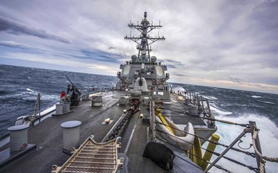 USS Carney, DDG-64, Arleigh Burke-klass jagare, US Navy, AMERIKANSKA krigsfartyg, USA