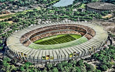 Mineirao Stadyumu, HDR, ma&#231;, futbol, Cruzeiro Stadyumu, havadan g&#246;r&#252;n&#252;m&#252;, Futbol Stadyumu, Brezilya, Mineirao, Brezilya stadyumlar