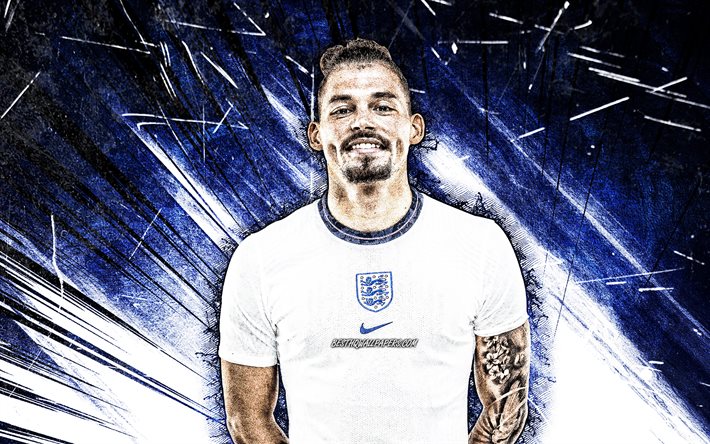 Herunterladen hintergrundbild 4k, kalvin phillips, grunge ...