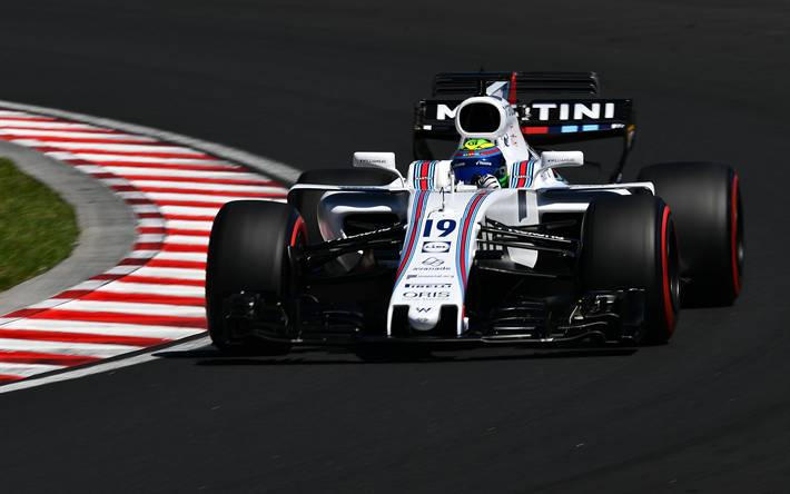 Felipe Massa, Williams FW40, 4k, Formel 1, Brasiliansk racerf&#246;rare, racing bil, Williams Martini Racing