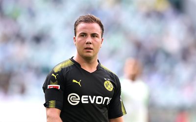 Mario Goetze, 4k, il Borussia Dortmund, Germany, Bundesliga, Italian calciatore