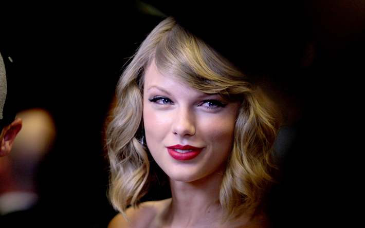 Taylor Swift, portre, Amerikalı şarkıcı, s&#252;per star, G&#252;zel kadın, sarışın