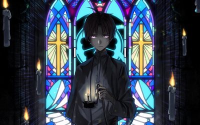 Heshikiri Hasebe, artwork, manga, darkness, Touken Ranbu