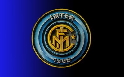 Internationella FC, fan art, ritning logotyp, Serie A, fotboll, Italiensk fotboll club, Inter Milan FC, Milano, Italien