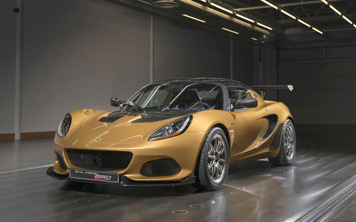 Lotus Elise Cup 260, 4k, voitures de sport, 2018 voitures, Lotus