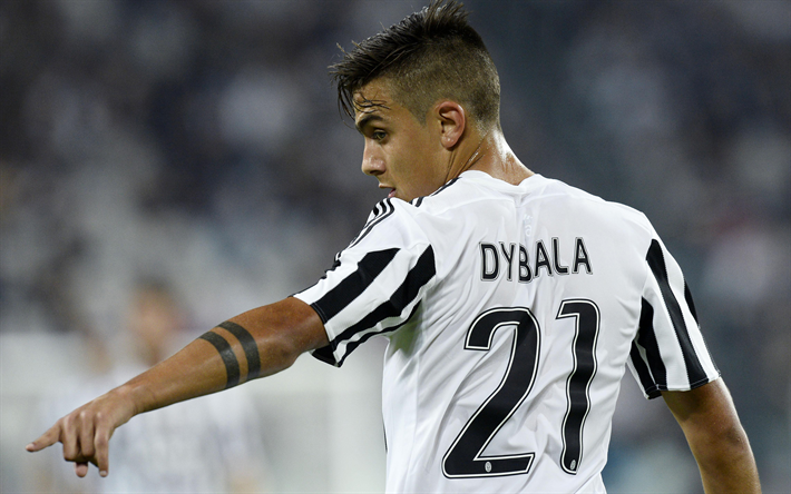 Download wallpapers Paulo Dybala, 4k, Juventus, 21 number, Italy ...