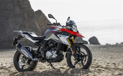 BMW G 310 GS, 4k, offroad, 2018 bisiklet, yeni G 310 GS, Alman motosiklet, BMW