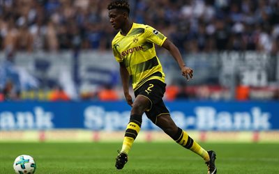 Dan-Axel Zagadou, 4k, Borussia Dortmund, Bundesliga, BVB, football, soccer, Zagadou