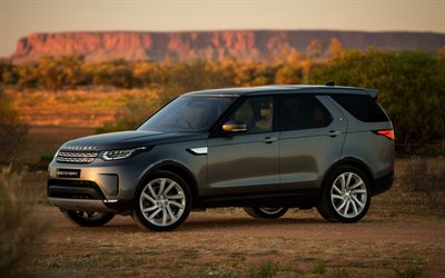 Land Rover Discovery, 4k, SUVs, 2018 cars, offroad, new Discovery, Land Rover