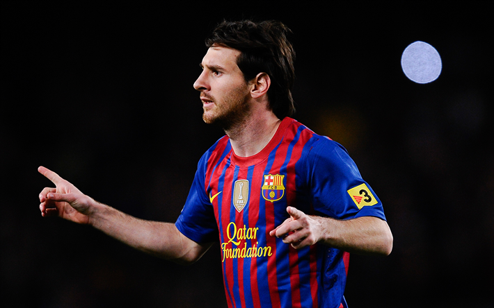 Lionel Messi, Barcelona, Espanja, jalkapallo, Argentiina, Leo Messi, 4k