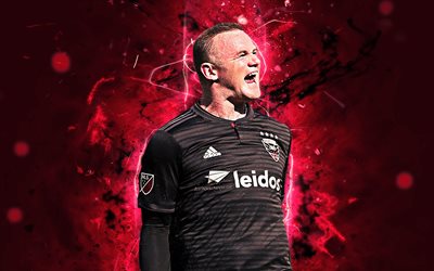 Wayne Rooney, l&#39;inglese, i calciatori, i DC United FC, calcio, MLS, Rooney, luci al neon