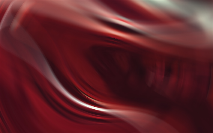 les vagues rouges, cr&#233;atif, fond rouge, l&#39;art abstrait, cr&#233;ativit&#233;, abstraits, vagues