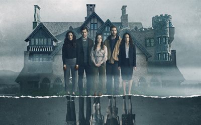 The Haunting of Hill House, 2018, TV Series, promo, poster, all actors, characters, Michiel Huisman, Carla Gugino, Henry Thomas